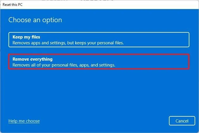 Windows-11-Sifirlama-Her-Şeyi-Kaldir