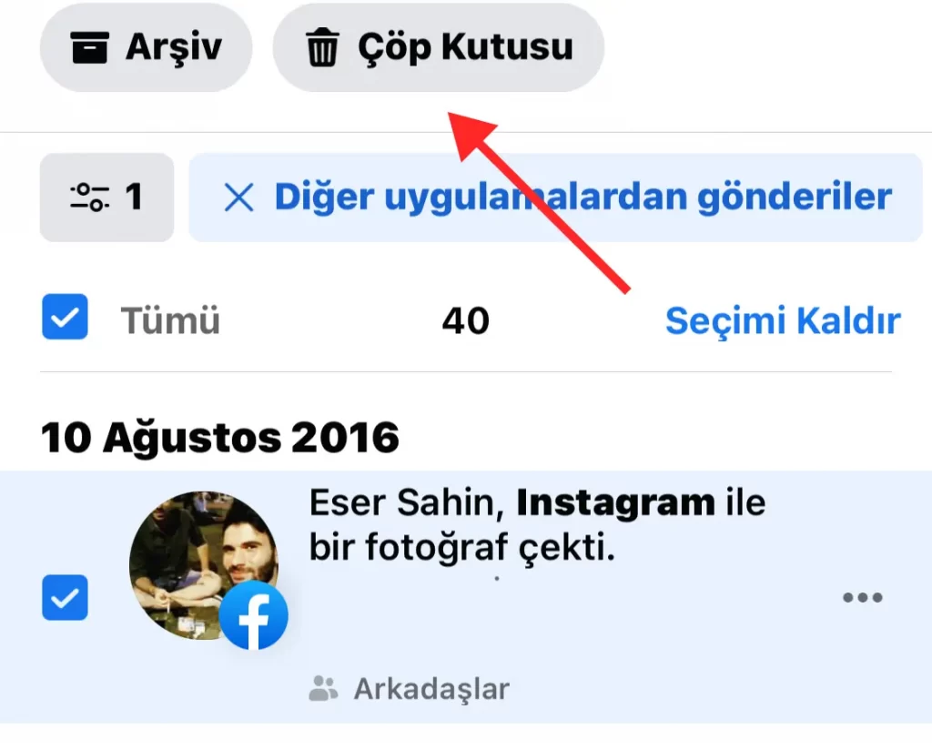Facebook-Toplu-Gönderi-Silme