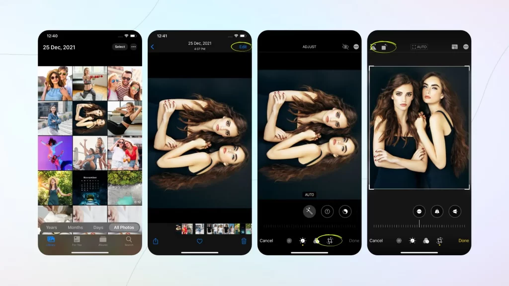 Fotoğraflar-Uygulamasi-Kullanilarak-iPhoneda-Fotoğraf-Nasil-Döndürülür