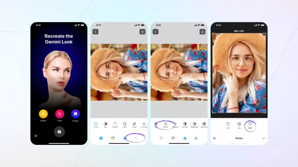 Photo-Editor-Uygulamasini-Kullanarak-iPhoneda-Fotoğraf-Döndürme