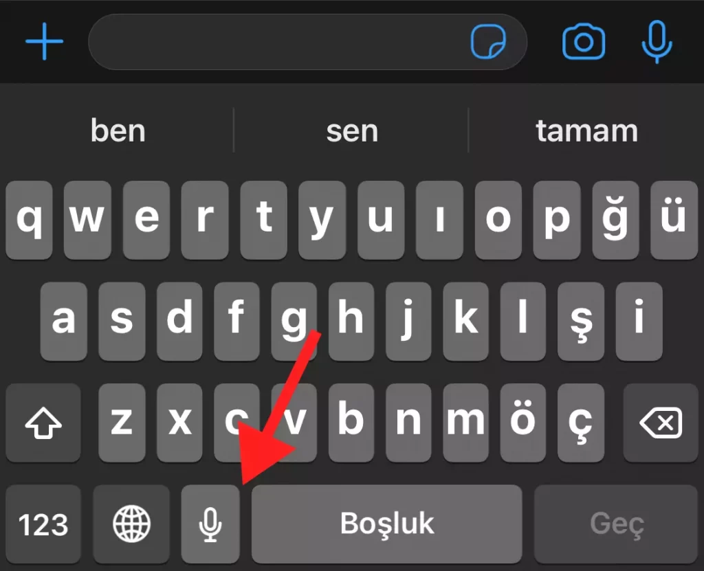 iPhoneda-Sesli-Mesaj-Yazma