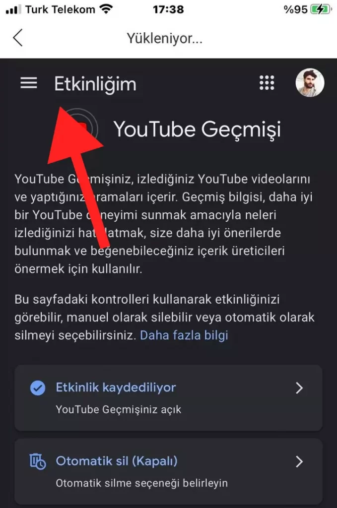 iPhoneda-YouTube-Yorum-Geçmişi-Görme